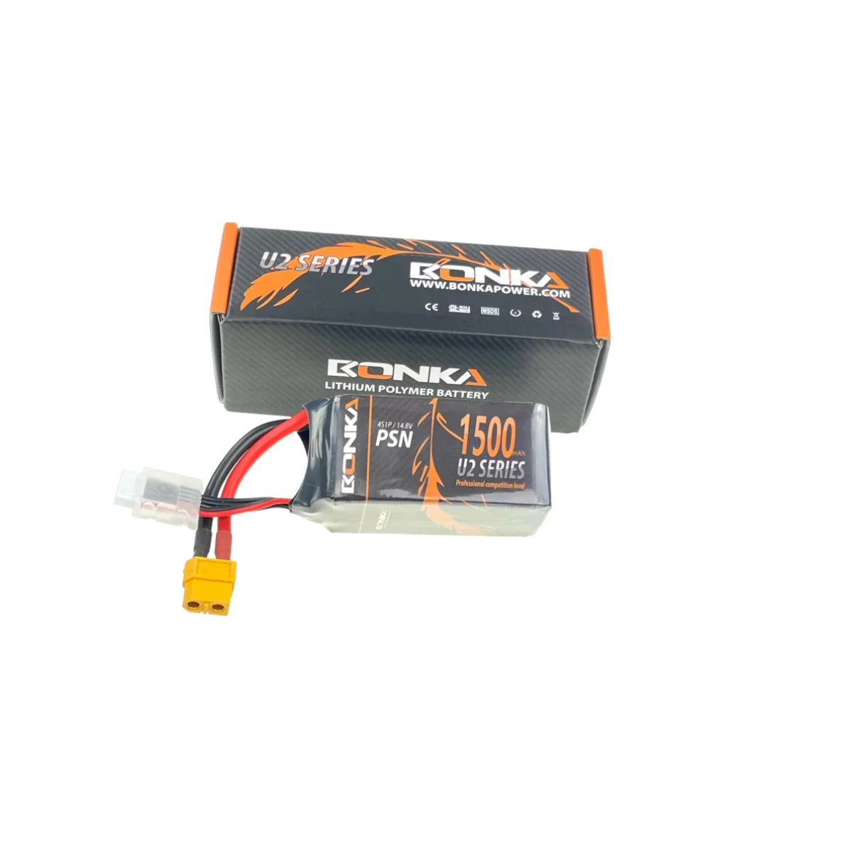 Bonka Lipo Akku1500mAh PSN 14,8V 120C/300C FPV XT60 #1 - LiPo24.de