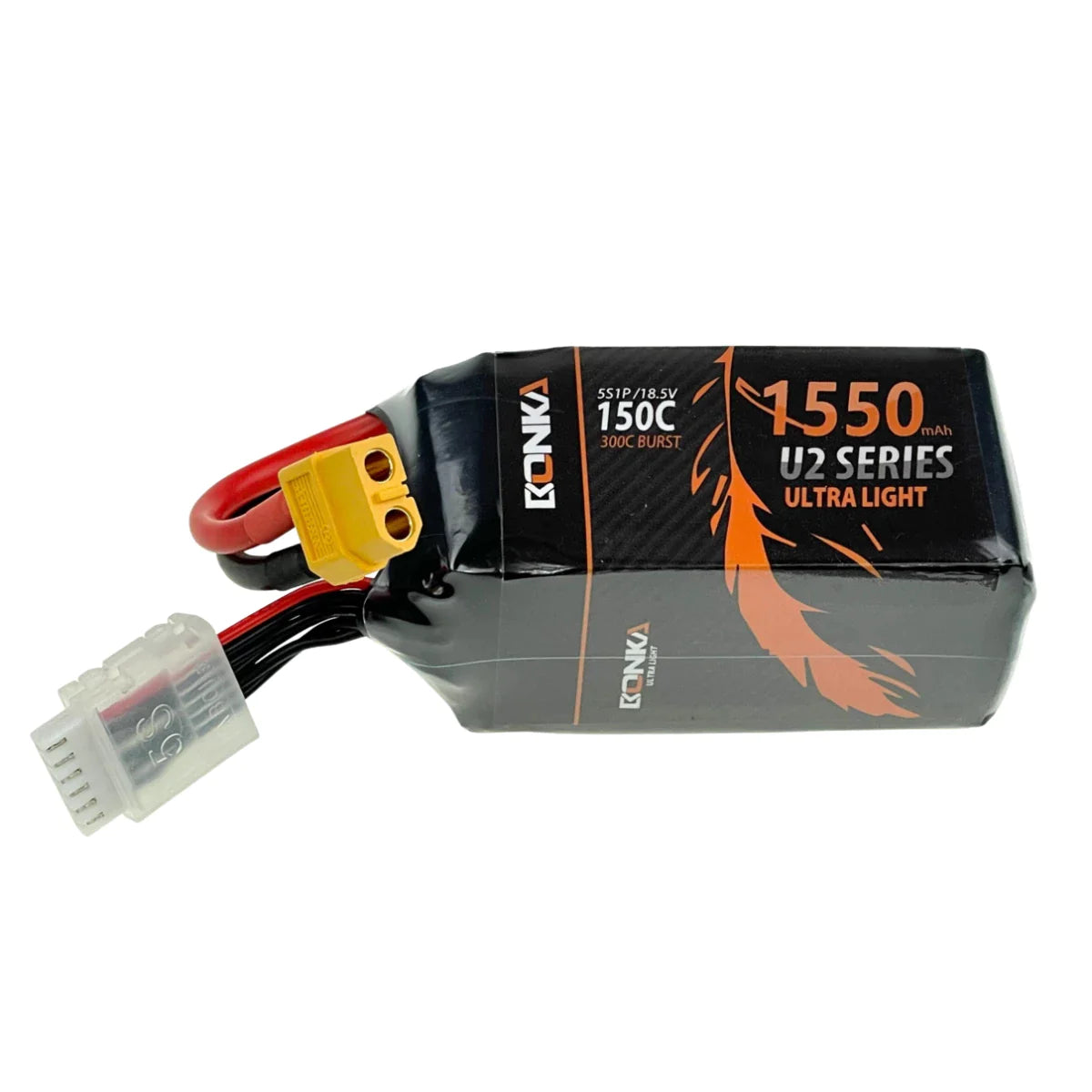 Bonka Lipo Akku1550mAh 18,5V 150C/300C FPV XT60 - LiPo24.de