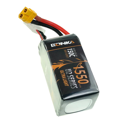 Bonka Lipo Akku1550mAh 22,2V 150C/300C FPV XT60 - LiPo24.de