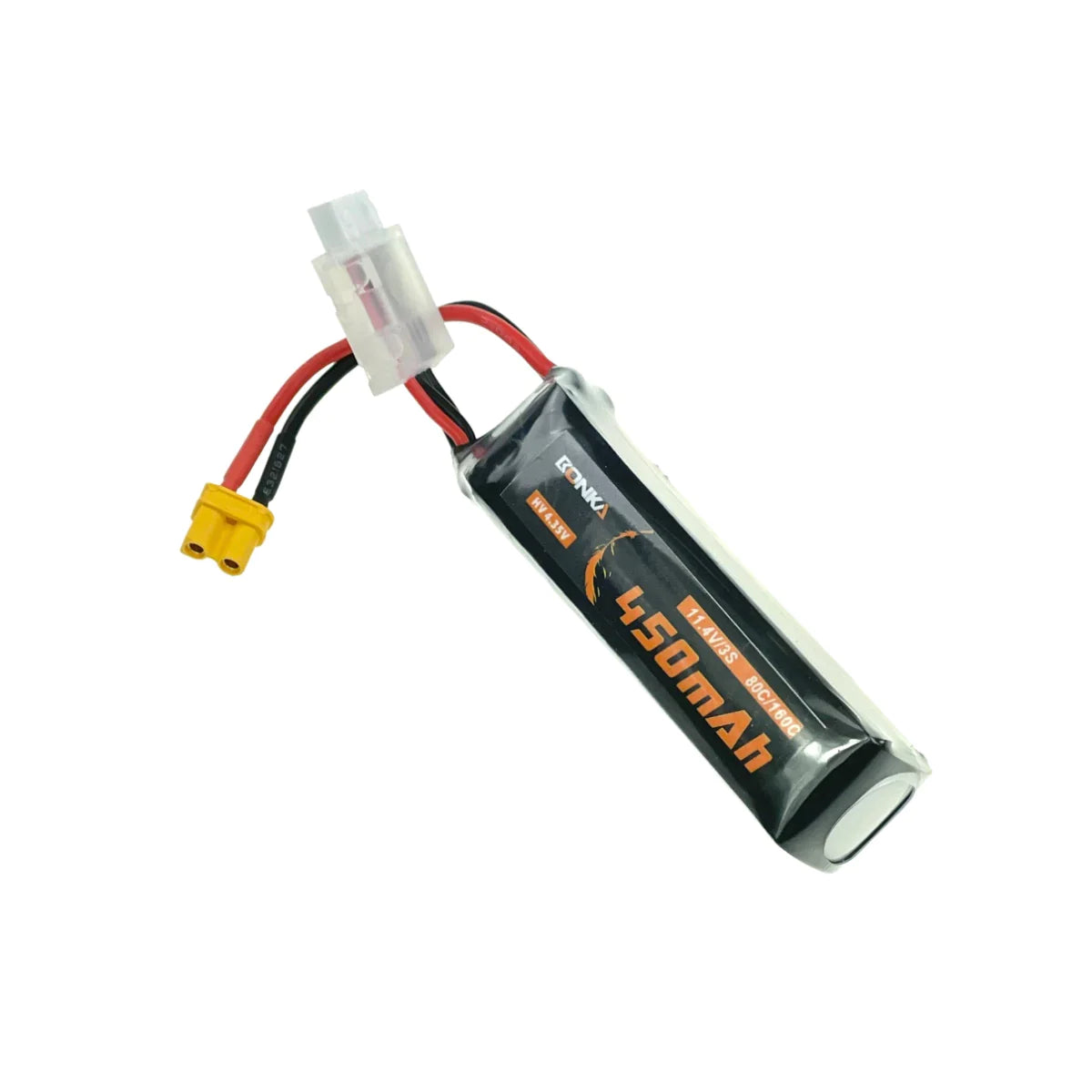 Bonka Lipo Akku 450mAh 11,4V HV 3S 80C/160C FPV Parcour XT30 - LiPo24.de